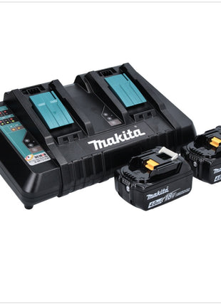 Makita DML 810 PM éclairage de zone LED sur batterie 18 / 36 V (2 x 18 V) 5500 lm IP54 + 2x batteries 4,0 Ah + double chargeur