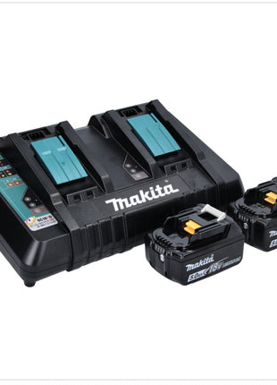 Makita DML 810 PT éclairage de zone LED sur batterie 18 / 36 V (2 x 18 V) 5500 lm IP54 + 2x batteries 5,0 Ah + double chargeur