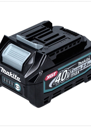 Makita UR 003 GD101 débroussailleuse sur batterie 40 V brushless IPX4 + batterie 2,5 Ah + bandoulière + tête de couteau + tête de fil + couteau à mouche + sac - sans chargeur