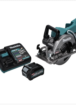 Makita RS001GD1 Scie circulaire sans fil 40V max. 185mm Brushless + 1x Batterie 2,5Ah + Chargeur