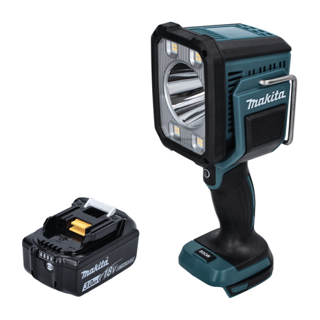 Makita DML 812 F1 Torcia portatile a LED a batteria 18 V 1250 lm + 1x batteria ricaricabile 3,0 Ah - senza caricabatterie