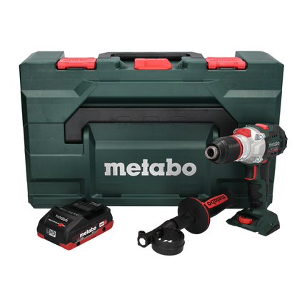 Metabo SB 18 LTX BL I Perceuse-visseuse à percussion sans fil 130 Nm 18 V Brushless + 1x Batterie 4,0 Ah + Coffret MetaBOX - sans chargeur