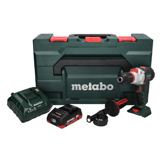Metabo SB 18 LTX BL I Perceuse à percussion sans fil 130 Nm 18 V Brushless + 1x Batterie 4,0 Ah + Chargeur + Coffret metaBOX