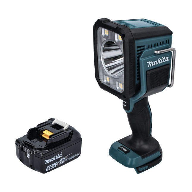 Makita DML 812 M1 Lampe torche LED sans fil 18 V 1250 lm + 1x batterie 4,0 Ah - sans chargeur