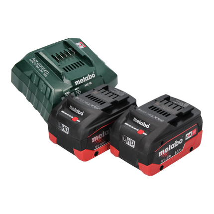 Metabo SB 18 LTX BL I Perceuse à percussion sans fil 130 Nm 18 V Brushless + 2x Batteries 5,5 Ah + Chargeur + Coffret metaBOX