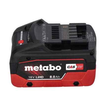 Metabo SB 18 LTX BL I Perceuse-visseuse à percussion sans fil 130 Nm 18 V Brushless + 1x Batterie 8,0 Ah + Coffret MetaBOX - sans chargeur