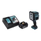 Makita DML 812 RG1 Lampe torche à LED 18 V 1250 lm + 1x batterie 6,0 Ah + chargeur