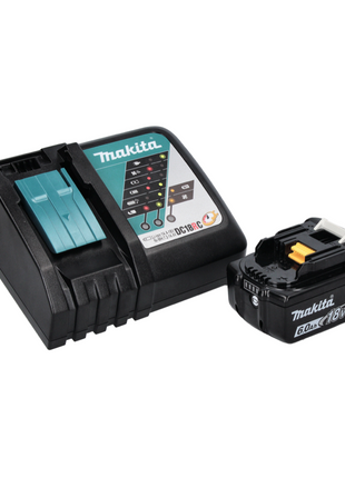 Makita DML 812 RG1 Lampe torche à LED 18 V 1250 lm + 1x batterie 6,0 Ah + chargeur