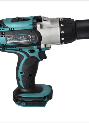 Makita DHP 451 F1 Akku Schlagbohrschrauber 18 V 80 Nm + 1x Akku 3,0 Ah - ohne Ladegerät