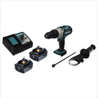 Makita DHP 451 RF Perceuse-visseuse à percussion sans fil 80 Nm 18V  + 2x Batteries 3,0 Ah + Chargeur