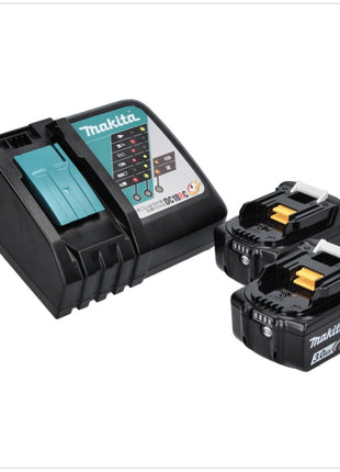 Makita DHP 451 RF Perceuse-visseuse à percussion sans fil 80 Nm 18V  + 2x Batteries 3,0 Ah + Chargeur