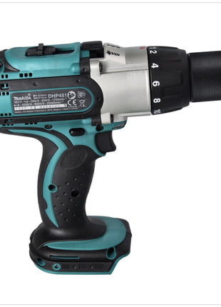 Makita DHP451RT Perceuse-visseuse à percussion 80Nm 18V + 2x Batteries 5,0 Ah + Chargeur