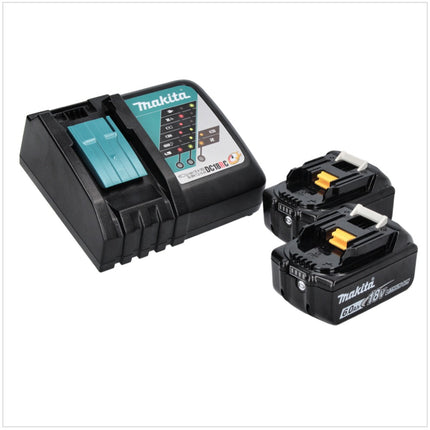 Makita DHP 451 RG Perceuse-visseuse à percussion sans fil 80 Nm 18V + 2x Batteries 6,0 Ah + Chargeur