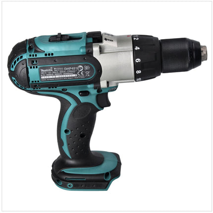 Makita DHP 451 RG Perceuse-visseuse à percussion sans fil 80 Nm 18V + 2x Batteries 6,0 Ah + Chargeur