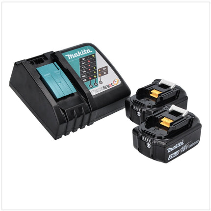 Makita DHP 484 RF Perceuse-visseuse à percussion sans fil 18 V 54 Nm brushless + 2x Batteries 3,0 Ah + Chargeur