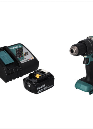 Makita DHP 484 RM1 Perceuse-visseuse à percussion sans fil 18 V 54 Nm Brushless + 1x batterie 4,0 Ah + chargeur