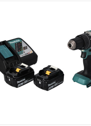 Makita DHP 484 RM Perceuse-visseuse à percussion sans fil 18 V 54 Nm Brushless + 2x batterie 4,0 Ah + chargeur