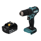 Makita DHP 483 M1 Akku Schlagbohrschrauber 18 V 40 Nm Brushless + 1x Akku 4,0 Ah - ohne Ladegerät