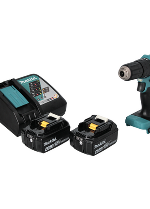 Makita DHP 483 RM Perceuse-visseuse à percussion sans fil 18 V 40 Nm Brushless + 2x batterie 4,0 Ah + chargeur