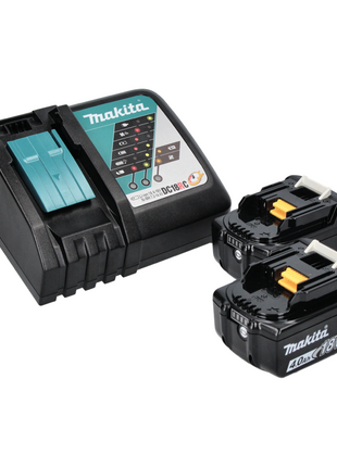 Makita DHP 483 RM Perceuse-visseuse à percussion sans fil 18 V 40 Nm Brushless + 2x batterie 4,0 Ah + chargeur