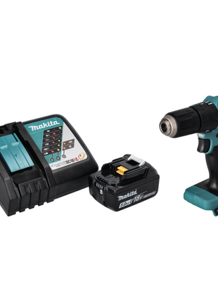 Makita DHP 483 RT1 Perceuse-visseuse à percussion sans fil 18 V 40 Nm Brushless + 1x Batterie 5,0 Ah + Chargeur