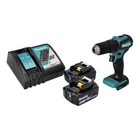 Makita DHP 483 RT Perceuse-visseuse à percussion sans fil 18 V 40 Nm Brushless + 2x Batteries 5,0 Ah + Chargeur