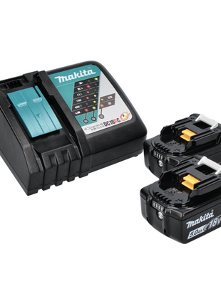 Makita DHP 483 RT Perceuse-visseuse à percussion sans fil 18 V 40 Nm Brushless + 2x Batteries 5,0 Ah + Chargeur