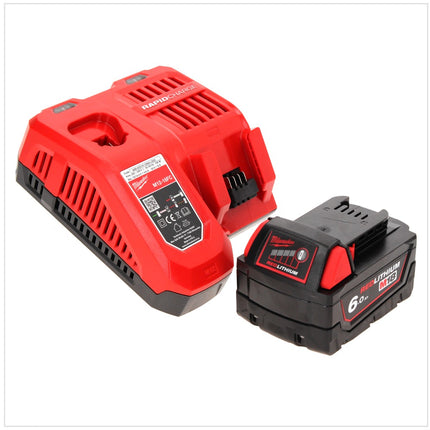 Milwaukee M18 BLID2-601FC TX Visseuse à percussion sans fil 180 Nm 1/4" 18V Brushless + 1x Batterie 6,0 Ah + Chargeur + Mètre pliant + Coffret TX