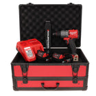 Perceuse à percussion sans fil Milwaukee M18 FPD2-602FC TX 18 V 135 Nm sans balais + 2x batteries 6,0 Ah + chargeur + mètre pliant + coffret TX
