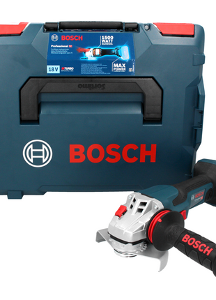 Bosch GWS 18V-15 C Professional Meuleuse angulaire sans fil BITURBO, sans balai, 18 V 125 mm + Coffret - sans batterie, sans chargeur (06019H6000)