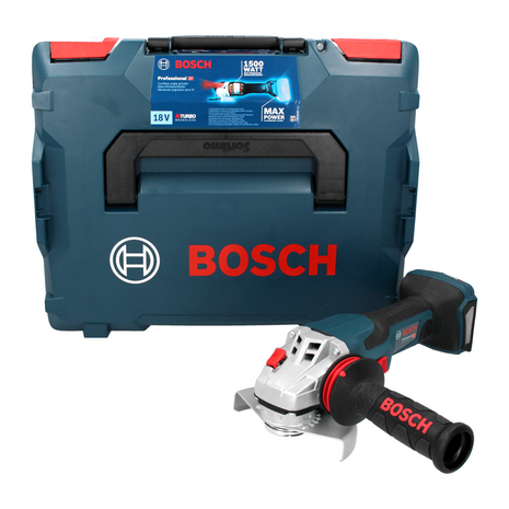 Bosch Professional GWS 18V-15 C Akku Winkelschleifer 18 V 125 mm ( 06019H6000 ) BITURBO Brushless + L-Boxx - ohne Akku, ohne Ladegerät