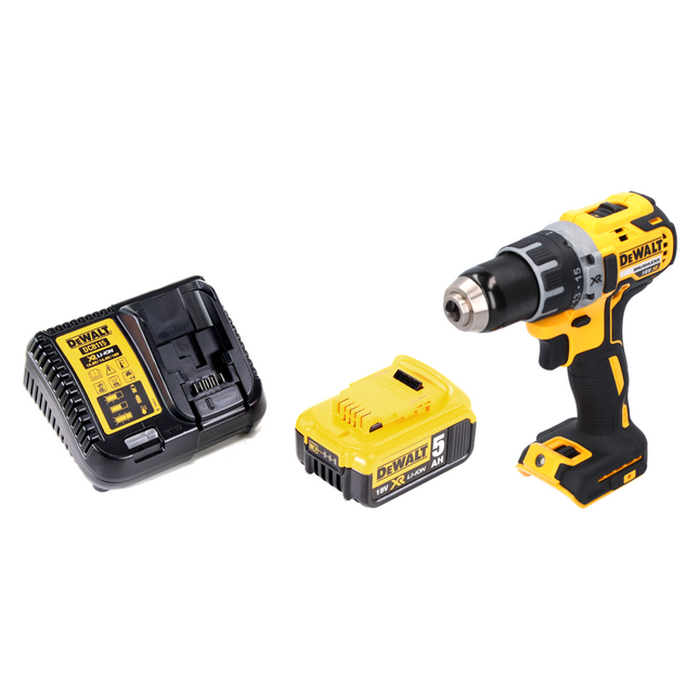 Perceuse-visseuse sans fil DeWalt DCD 791 P1 18 V 70 Nm Brushless + 1 batterie 5,0 Ah + chargeur