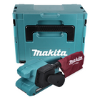 Makita 9910 J Ponceuse à bande électrique 650 W 76 mm + Coffret Makpac