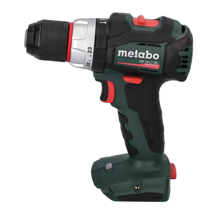 Metabo SB 18 LT BL Perceuse à percussion sans fil 75 Nm 18 V Brushless + 1x Batterie 5,5 Ah + Chargeur + Coffret MetaBOX + Set d'embouts 32 pcs.