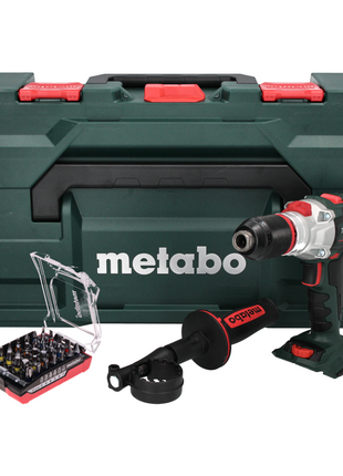 Taladro percutor a batería Metabo SB 18 LTX BL I 18 V 130 Nm sin escobillas + juego de puntas 32 piezas + metaBOX - sin batería, sin cargador