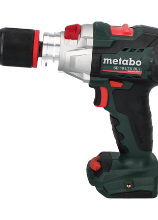 Metabo SB 18 LTX BL I taladro percutor a batería 18 V 130 Nm sin escobillas + 1x batería 5,5 Ah + cargador + juego de puntas 32 piezas + metaBOX