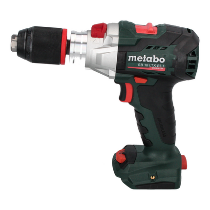 Metabo SB 18 LTX BL I Perceuse à percussion sans fil 130 Nm 18 V Brushless + 1x Batterie 5,5 Ah + Chargeur + Coffret metaBOX + Set d'embouts 32 pcs.
