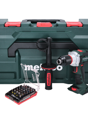 Metabo BS 18 LTX BL I perceuse-visseuse sans fil 18 V 120 Nm + jeu d'embouts 32 pièces + metaBOX - sans batterie, sans chargeur