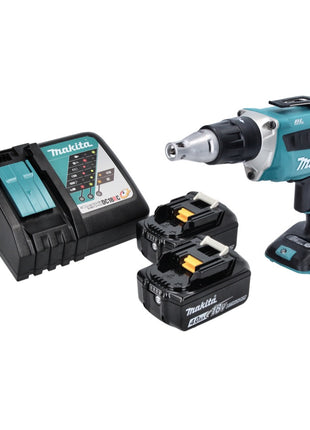 Makita DFS 452 RM Akku Schnellbauschrauber 18 V Brushless + 2x Akku 4,0 Ah + Ladegerät - Toolbrothers