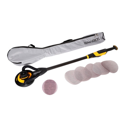 Mirka LEROS 950 CV Ponceuse électrique pour murs et plafonds 225mm 5,0mm 350W + Sac + 30x Disques abrasifs