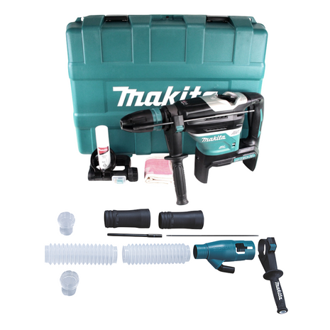 Makita DHR 400 ZKU marteau combiné sans fil 36 V (2 x 18 V) 8,0 J SDS Max Brushless + kit d'aspiration + coffret - sans batterie, sans chargeur