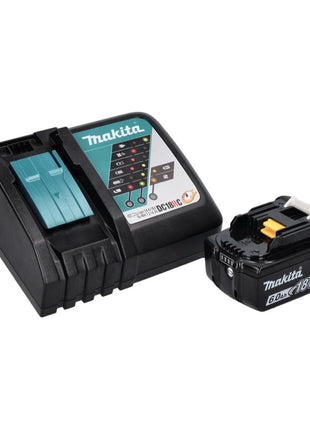 Makita DHP 458 RG1J Perceuse-visseuse à percussion sans fil 18 V 91 Nm + 1x Batterie 6,0 Ah + Chargeur + Makpac