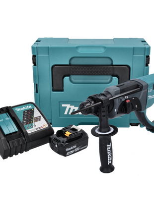 Makita DHR 202 RM1J Marteau perforateur burineur sans fil 18 V 2,0 J SDS Plus + 1x batterie 4,0 Ah + chargeur + Makpac