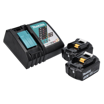 Makita DHR 202 RF Perforateur sans fil 18 V 2,0 J SDS Plus + 2x Batteries 3,0 Ah + Chargeur
