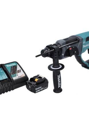 Makita DHR 202 RM1 Marteau perforateur burineur sans fil 18 V 2,0 J SDS Plus + 1x Batterie 4,0 Ah + Ladegert