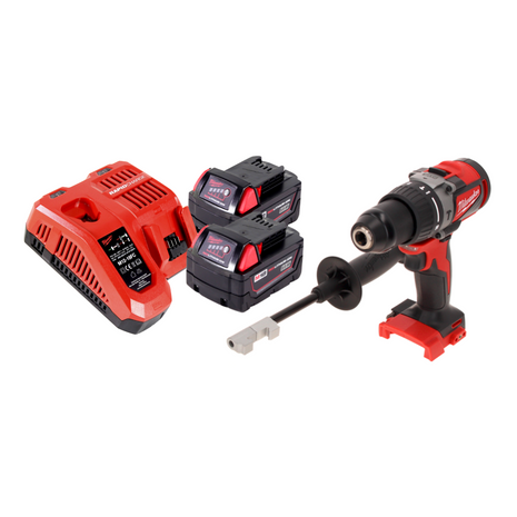 Taladro percutor inalámbrico Milwaukee M18 BLPD2-302 FC 18 V 82 Nm sin escobillas + 2x baterías 3,0 Ah + cargador