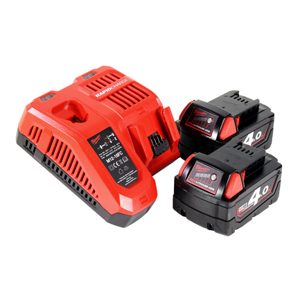 Milwaukee M18 BLPD2-402 FC Perceuse-visseuse à percussion sans fil 82 Nm 18V Brushless + 2x Batteries 4,0 Ah + Chargeur