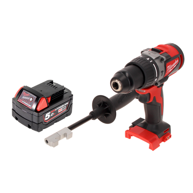 Milwaukee M18 BLPD2-501 Perceuse-visseuse à percussion sans fil 82 Nm 18V Brushless + 1x Batterie 5,0 Ah - sans chargeur