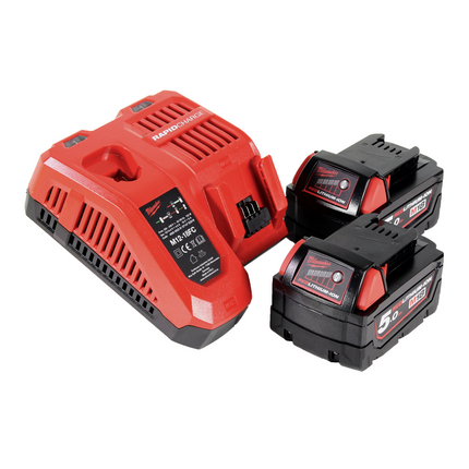 Milwaukee M18 BLPD2-502 FC Perceuse-visseuse à percussion sans fil 82 Nm 18V Brushless + 2x Batteries 5,0 Ah + Chargeur