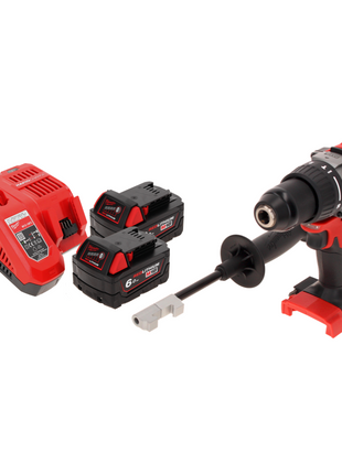 Perceuse à percussion sans fil Milwaukee M18 BLPD2-602 FC 18 V 82 Nm sans balais + 2 batteries 6,0 Ah + chargeur